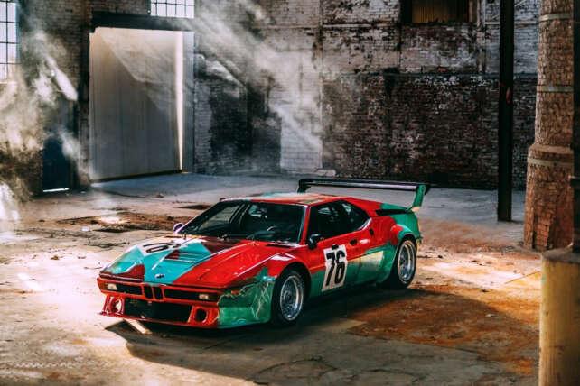 El BMW de Warhol llega a Dubái: cuando el auto es más arte que el lienzo