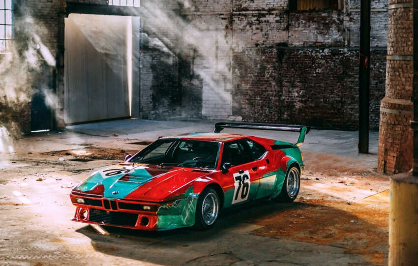 El BMW de Warhol llega a Dubái: cuando el auto es más arte que el lienzo
